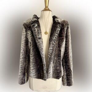New with tags! Ultra-soft animal print jacket! Read description.
